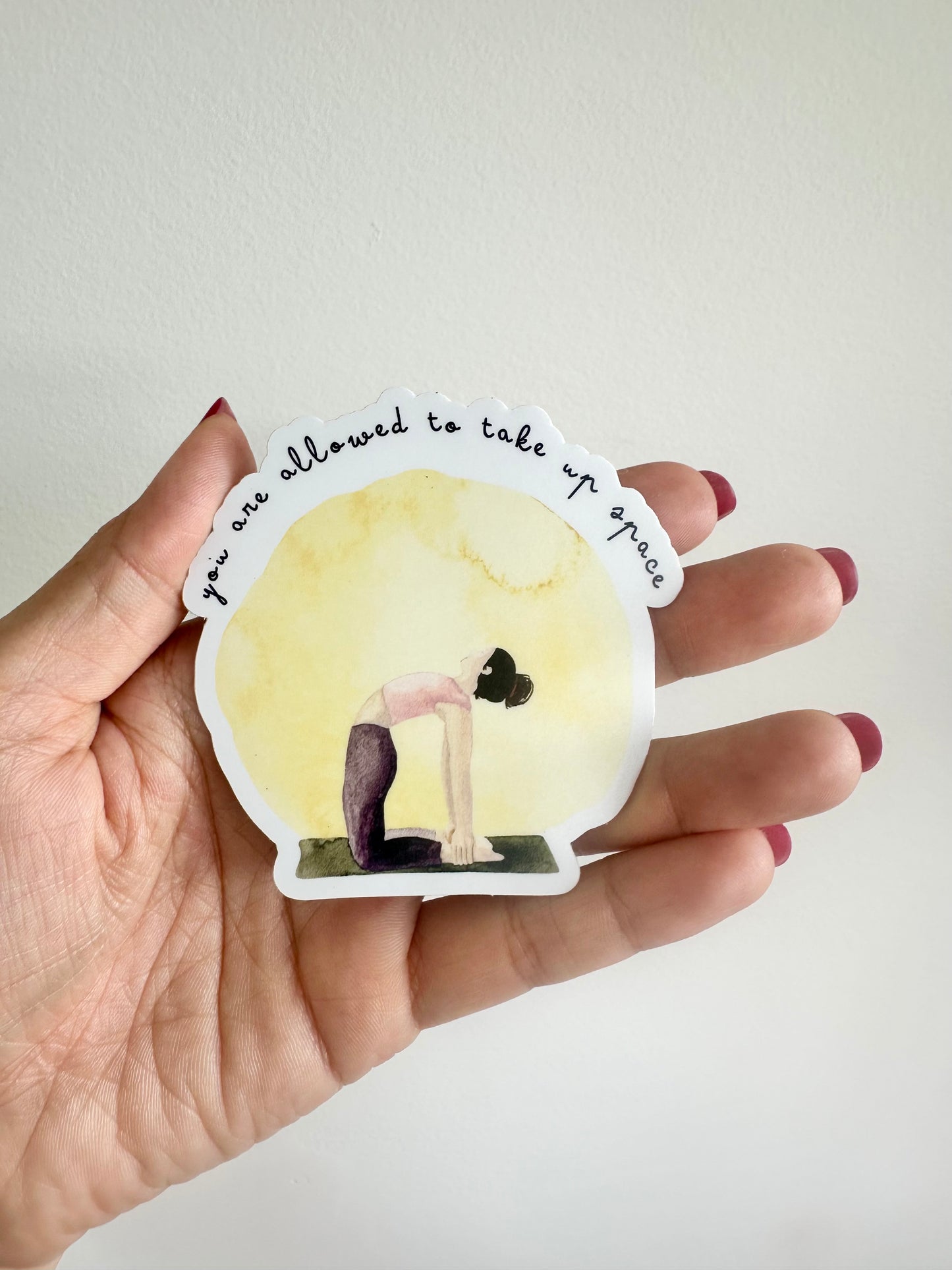 Sunrise Yoga - Vinyl Sticker