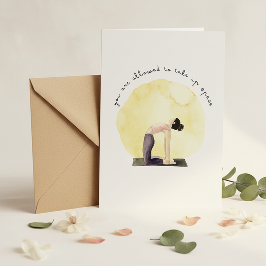 Sunrise Yoga Greeting Card