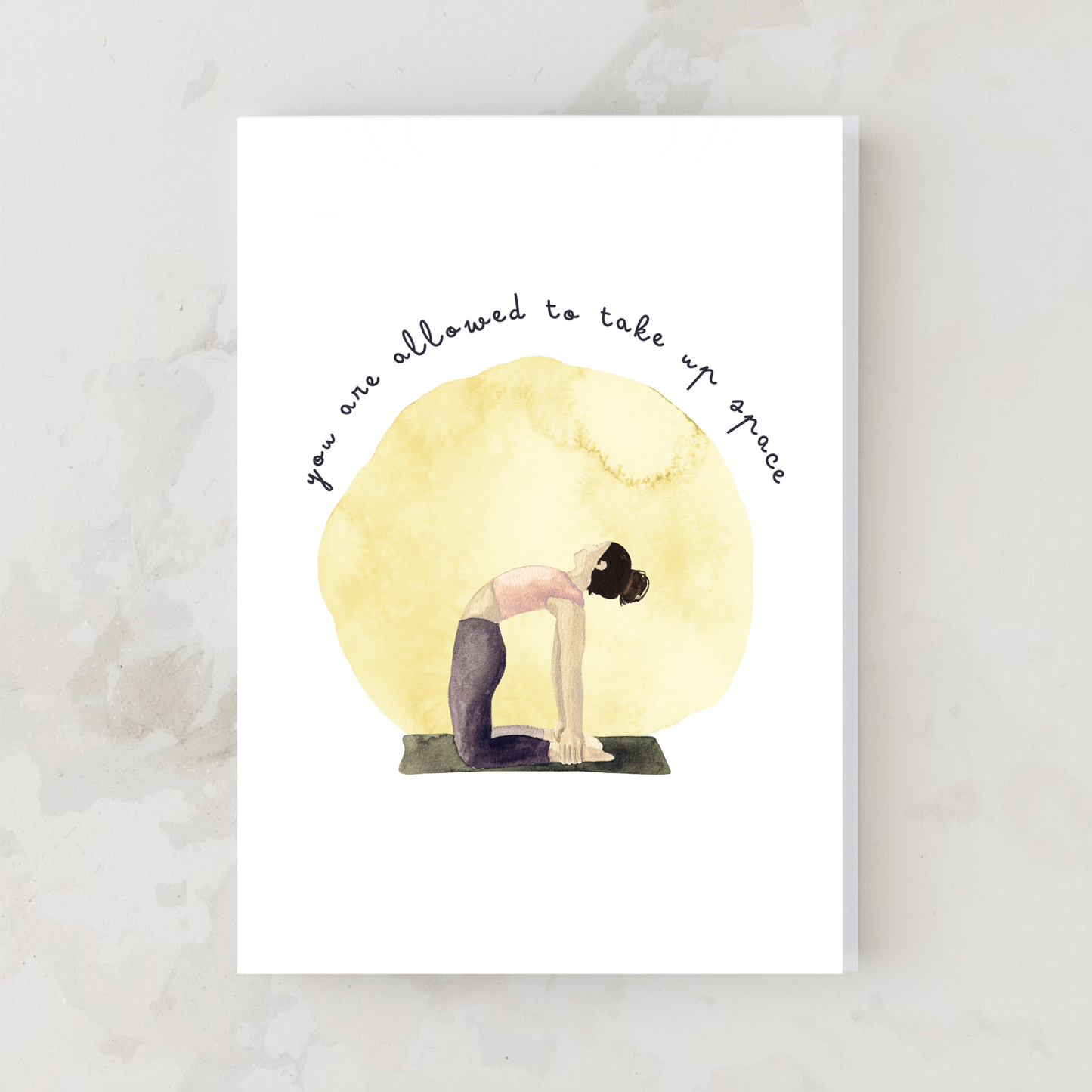 Sunrise Yoga - Greeting Card