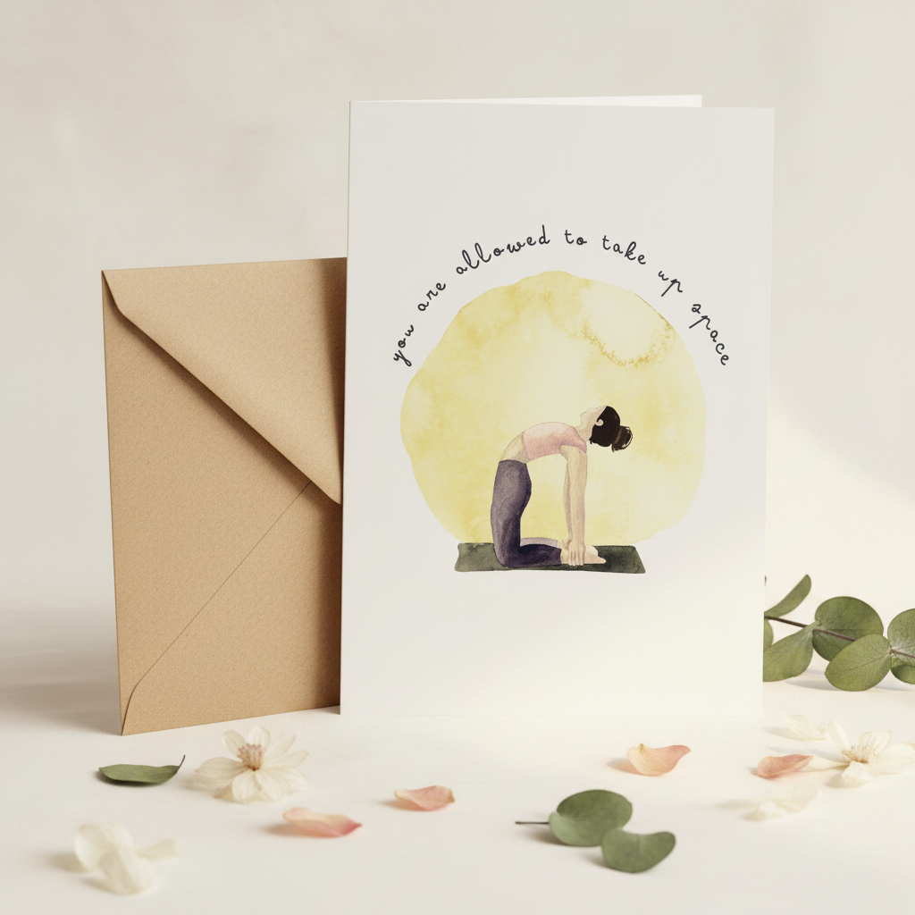 Sunrise Yoga Greeting Card